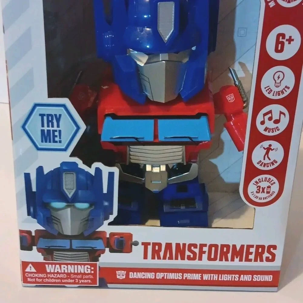 Transformers Dancing Optimus Prime Action Figure With Lights And Sound NEW